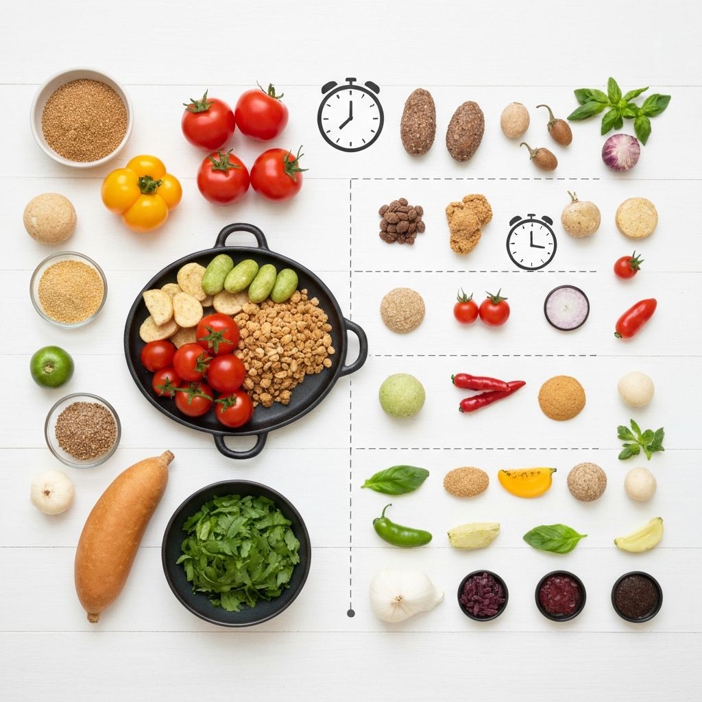 Meal timing and nutrient distribution